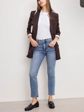 Good American Good Legs Straight Jeans